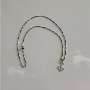 Silver Anchor Necklace